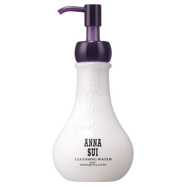 ANNA SUI Cleansing Water, Moisturizing Makeup Remover to Cleanse and Melts Impurities and Makeup, Botanical Extract, Double Cleanse, 6.7 Fl Oz