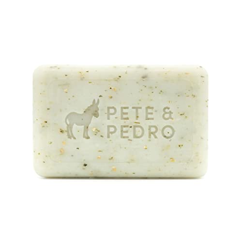 Pete & Pedro FROST Body & Balls Powder & FRESH Natural Body Bar Soap Combo ? Talc-Free Ball Powder for Men 4.4 oz | Hydrating & Exfoliating Soap Bar Shea Butter & Pumice 5 oz | Eliminates Sweat & Odor