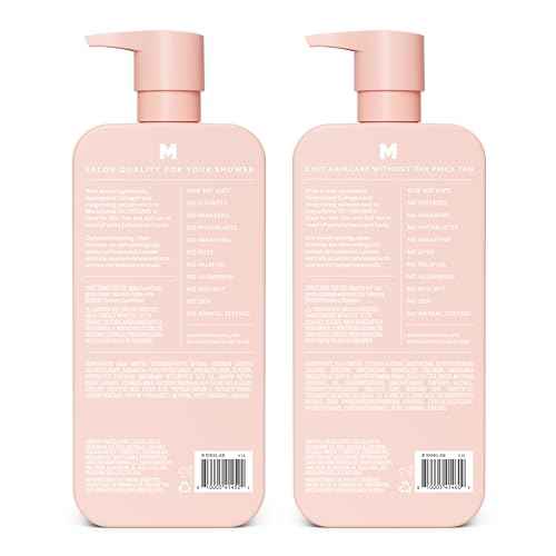 MONDAY HAIRCARE Volume Shampoo + Conditioner Set (2 Count) 27 oz. For Thin, Fine, and Oily Hair Made with Coconut Oil, Ginger Extract, and Vitamin E 100% Recyclable Bottle