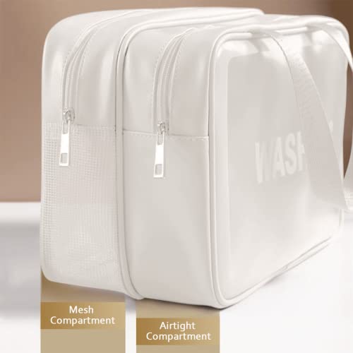 Large Toiletry Bag with Handle - Waterproof Organizer for Travel