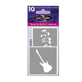 Glitter Tattoo Stencil Set - 10 Rock N Roll Designs