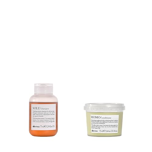 Davines SOLU Shampoo & MOMO Conditioner, 2.5 & 2.5 oz.