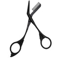Eyebrow Scissors with Built-in Comb - Precision Trimmer
