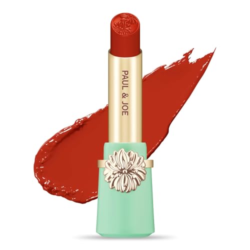 Paul & Joe Moisturizing Lipstick Refill Only, Case Sold Separately, Long Lasting Lipstick for Highly-Pigmented Lip Color, 08 Carrot Glace - Modern Carrot Brown Lip Stick, 0.10 oz