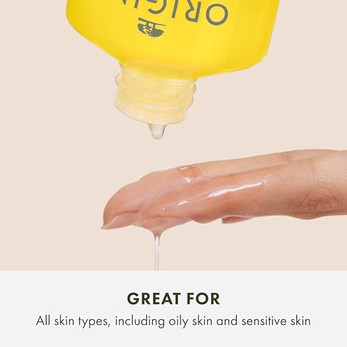 Origins Milky Oil Cleanser & Makeup Remover with Squalane, Vegan, 5 Fl Oz