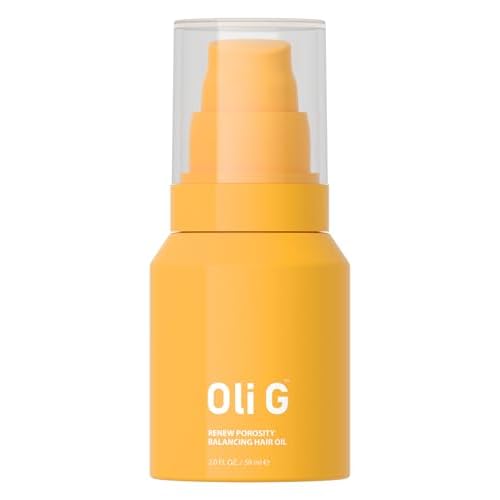 Oli G Renew Porosity Balancing Oil 2oz / 59ml | Lightweight Hair Oil for Frizz Control, Moisture Repair & Shine