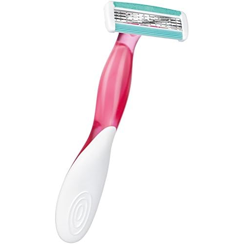 BIC Soleil Bella Colours 4-Blade Lady Razors - Pack of 3 - Spring Mounted Blades with Pivoting Head for Ultra Smooth Shave