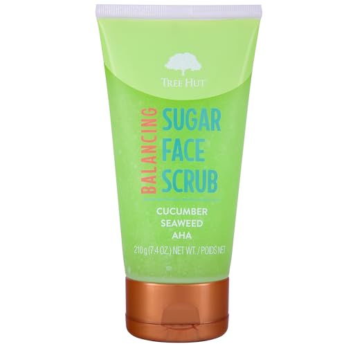 Tree Hut Balancing Face Scrub Cucumber & Seaweed, 7.4 oz