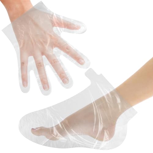 200 Pack Disposable Paraffin Wax Liners for Hand and Feet Spa Treatment