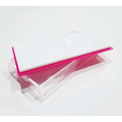 Acrylic Lash Tile Storage Box With Cover - Washable and Reusable - Perfect for Classic, Volume, and Mega Volume Lashes