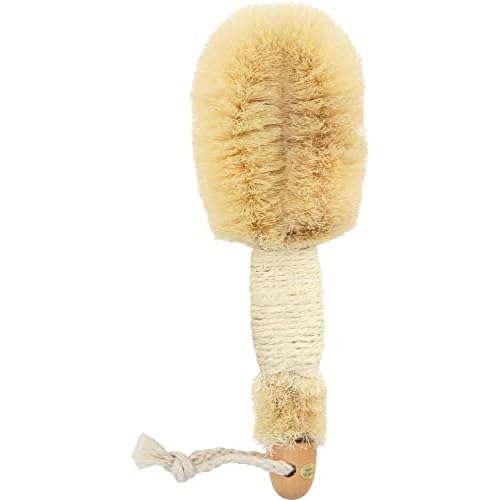 Baudelaire Sisal Bath Brush for Shower - 9 in - Traditional Japanese-Style Loofah Brush for Excellent Body Exfoliation - Essential Back Scrubber That Freely Removes Dead Cells.