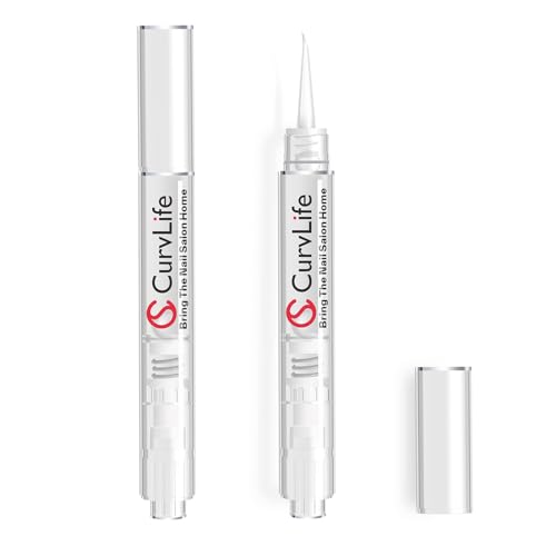 CurvLife 3-in-1 Press On Nail Glue Remover Pen - Acetone Free, 2 Pack
