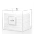 Acrylic Face Towel Holder Dispenser Box with Lid