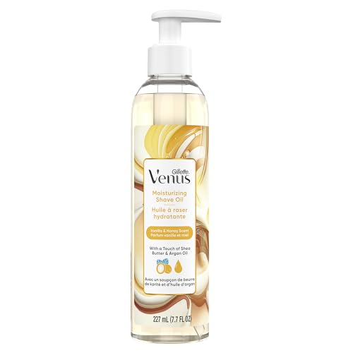 Gillette Venus Moisturizing Shave Oil 7.7 oz Vanilla Honey Scented - Pack of 1