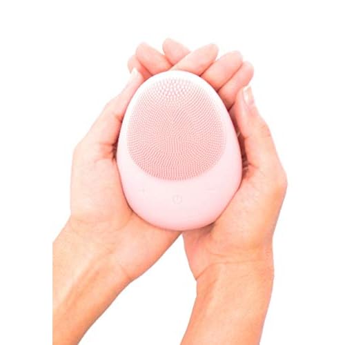 Sonic Facial Cleansing Brush, Waterproof Electric Face Cleansing Brush Device for Deep Cleaning|Gentle Exfoliating|Massaging,Rechargeable,Yasmeen Skincare Co.