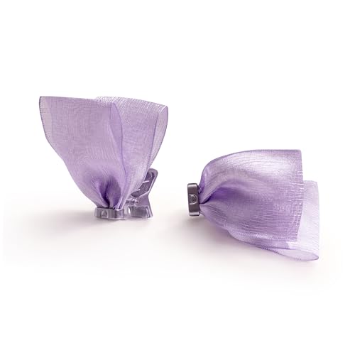 DAFNI KLIX Magnetic Hair Clips - Strong Hold Lavender Bow Design