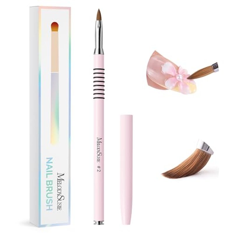MelodySusie Professional 3D Kolinsky Acrylic Nail Brush #2