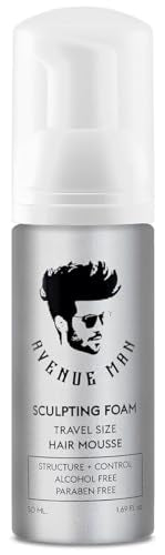 Avenue Man Sculpting Foam - Firm Hold Hair Mousse Travel Size
