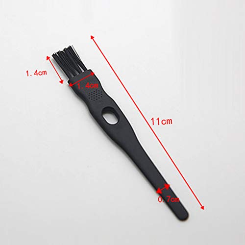 20 Pieces Replacement Electric Shaver Razor Cleaning Brushes Keyboard Brush Coffee Grinder Brushes Small Household Appliance Cleaning Brush Kits Black