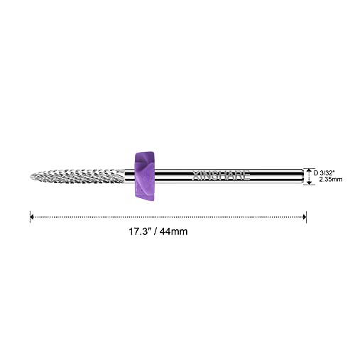Tungsten Carbide Nail Drill Bit for Cuticle & Nail Preparation 3/32"