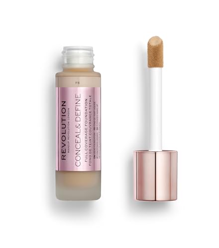 Revolution Conceal & Define Foundation F8 Light Medium - Full Coverage