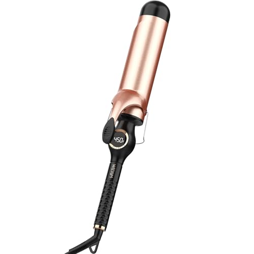 2 Inch Ceramic Curling Iron Wand with LCD Display