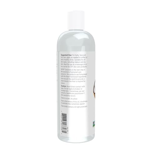 NOW Foods Liquid Coconut Oil - 16oz Light Body Oil