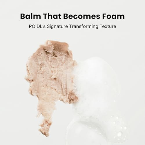 PO:DL Balm to Foam Cleanser for Makeup & Sunscreen Removal | Deep Cleansing Face Wash | Exfoliating Pore Care Sebum Control Moisture Balance | Vegan Zero Irritation | Korean Skincare 4.39 fl oz