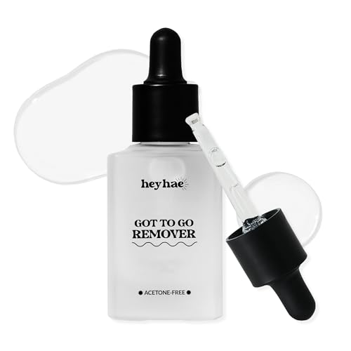 heyhae Semi Cured Gel Nail Strip Remover - Acetone-Free (1.01 fl.oz)