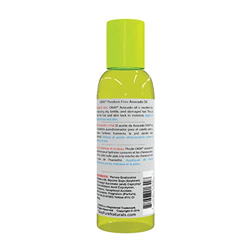 Okay | Blended Avocado Oil | For Hair and Skin | 2 Ounce