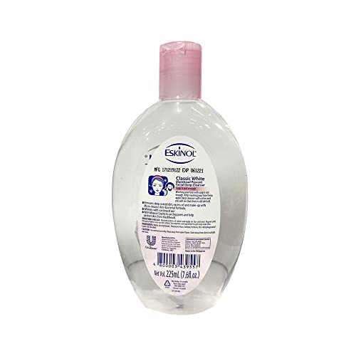 Eskinol Facial Cleanser 225 Ml - 7.6 Oz (Pack of 6) (Classic with Grains)