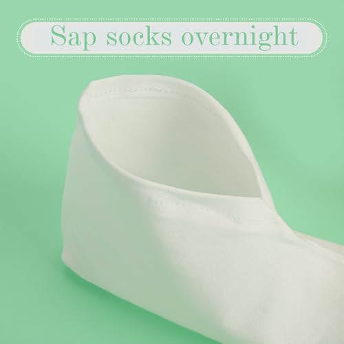 Moisturizing Cotton Socks for Dry Feet - Overnight Spa Treatment