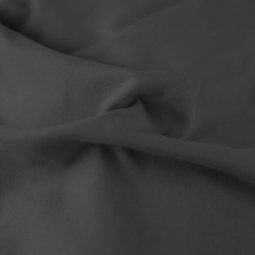 Tranquility Microfiber Massage Sheet Sets by Body Linen - Lightweight, Long-Lasting Microfiber Massage Table Sheet Set - Stain-Resistant, Soft and No Pilling - Black