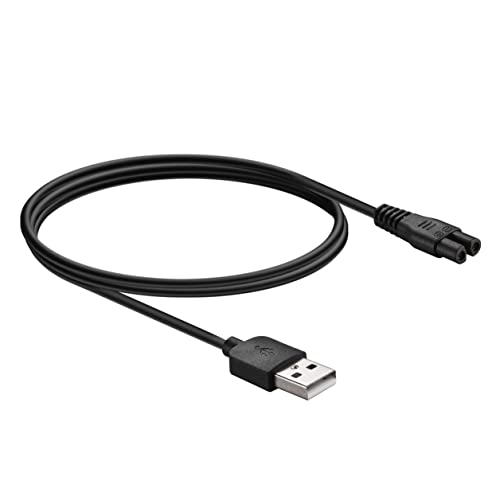 USB Charger Cord Charging Cord Compatible with Happy Nuts,Suttik,Eunon,Brightup Hair Clippers Charger