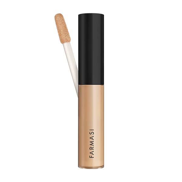 FARMASI Vfx Pro Liquid Concealer Makeup, All-in-one Full Coverage, Highly Pigmented Concealer for All Skin Type, Hide Shadows & Imperfections, Enhance Skin Fullness Foundation Concealer 0,24 Fl Oz C02