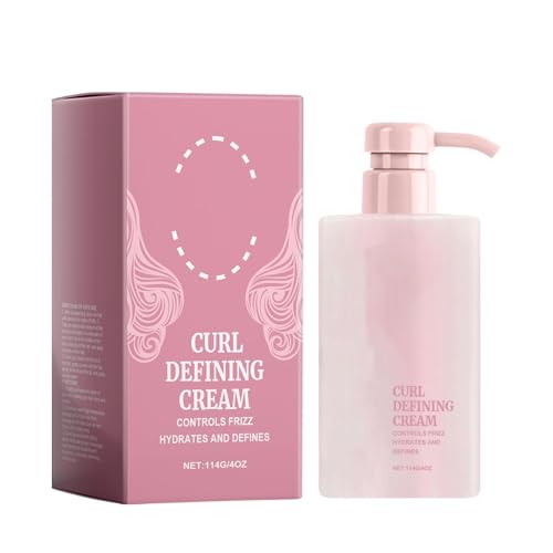 Curl Defining Cream for Curly Hair - Anti Frizz & Moisturizing