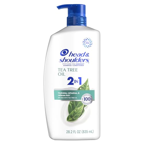 Head & Shoulders Tea Tree Oil 2-in-1 Anti-Dandruff Shampoo & Conditioner, 28.2 fl oz
