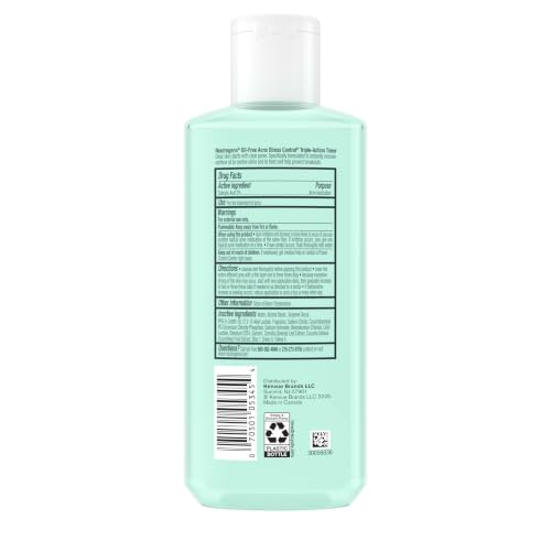 Neutrogena Acne Stress Control Toner 8 Fl Oz with 2% Salicylic Acid - Pack of 1