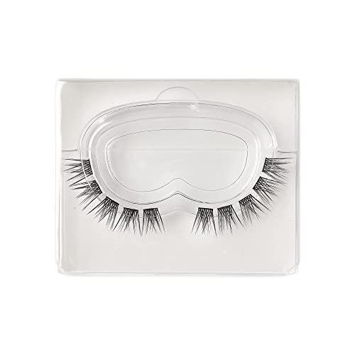 KISS Falscara DIY Eyelash Extension Volumizing Wisps - Featherlight Synthetic Reusable Artificial Eyelashes Pack of 10 Mini Lash Clusters for that Authentic Eyelash Extension Look