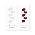ohora Semi Cured Gel Nail Set of 2 (N Cream Light & N Classic Burgundy) - Professional Salon-Quality Nail Care