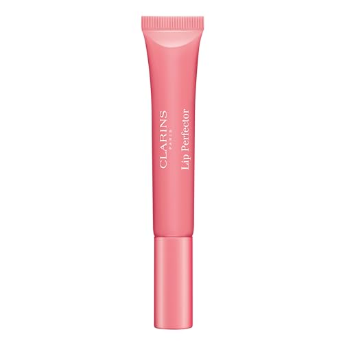 Clarins Lip Perfector | Peptide Plumping and Hydrating Lip Gloss | Instant Shine With Sheer, Shimmer Finish |Non-Sticky Texture with Vanilla Scent | 0.35 Ounces