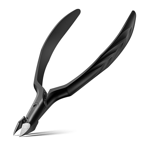 FERYES Stainless Steel Cuticle Nippers - Professional 1/2 Jaw Clipper