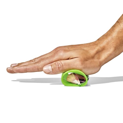 OXO Good Grips Silicone Garlic Peeler with Storage Case – Clear