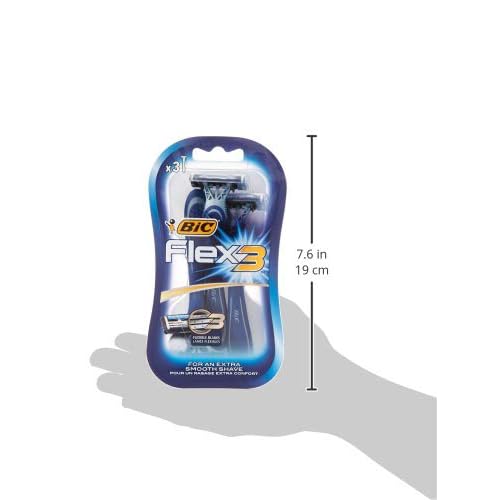 BIC Flex 3 Comfort Disposable Razors - Pack of 3