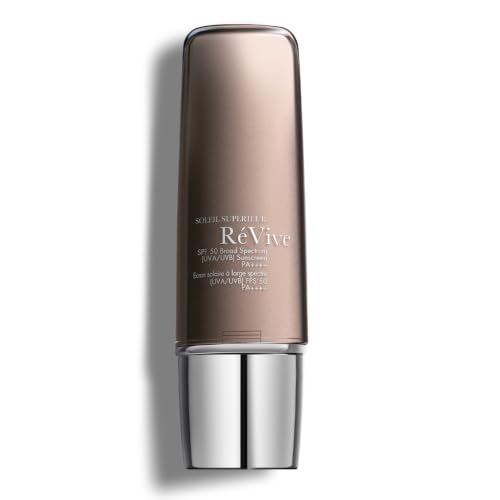 RéVive Soleil Superieur Broad Spectrum SPF 50 Sunscreen - Anti-Aging Sun Care, Ultra-Transparent, Skin Barrier Repair (1.7 oz)