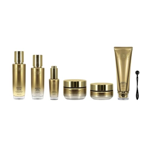 Revitalizing Collagen Skincare Set with Dendrobium & Vitamins A, C, E - 7 Pieces