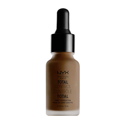 NYX PROFESSIONAL MAKEUP Total Control Drop Foundation - Deep Espresso, With Purple Undertones