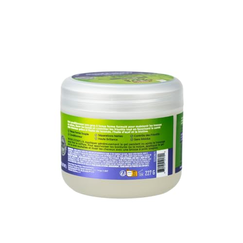 ORS Olive Oil Braidzone Edge & Braiding Gel with Lavender, Acai & Biotin for Hair & Scalp 8 oz