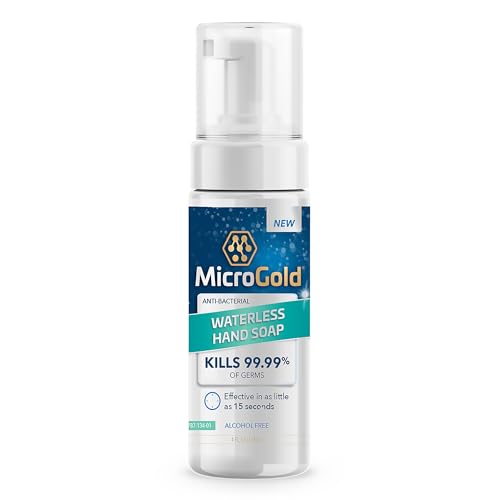 MicroGold Alcohol-Free Hand Sanitizer & Foaming Antibacterial Soap, 4 oz
