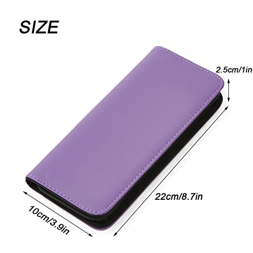 Professional Scissor Case with Leather Sheath - Salon Storage Organizer